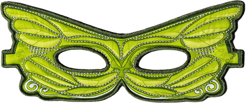 Ansiktsmask - grön älva